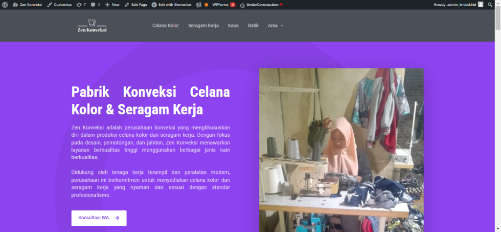 Konveksi Celana Kolor Indonesia